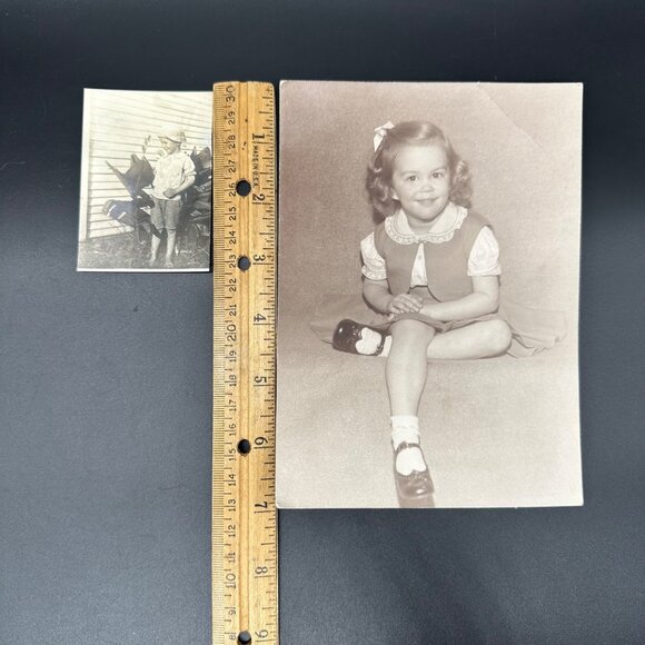 Vintage Kids Photos 1940s to 1980s Lot Of 56 Retro Photography Crafts Decor - Picture 3 of 9